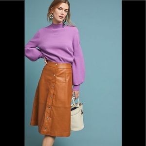 JUST Female Alfa Leather Skirt Sz. M